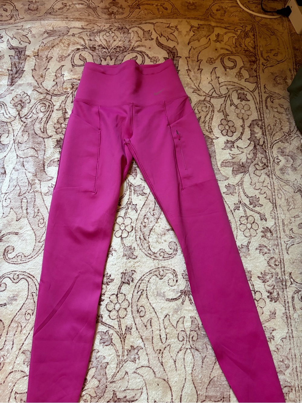 Nike Go Dri-FIT Hot Pink High Waisted Leggings